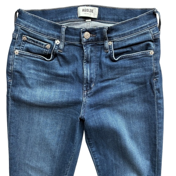 Agolde Sophie High Rise Skinny Jean Size 27 - Picture 3 of 10